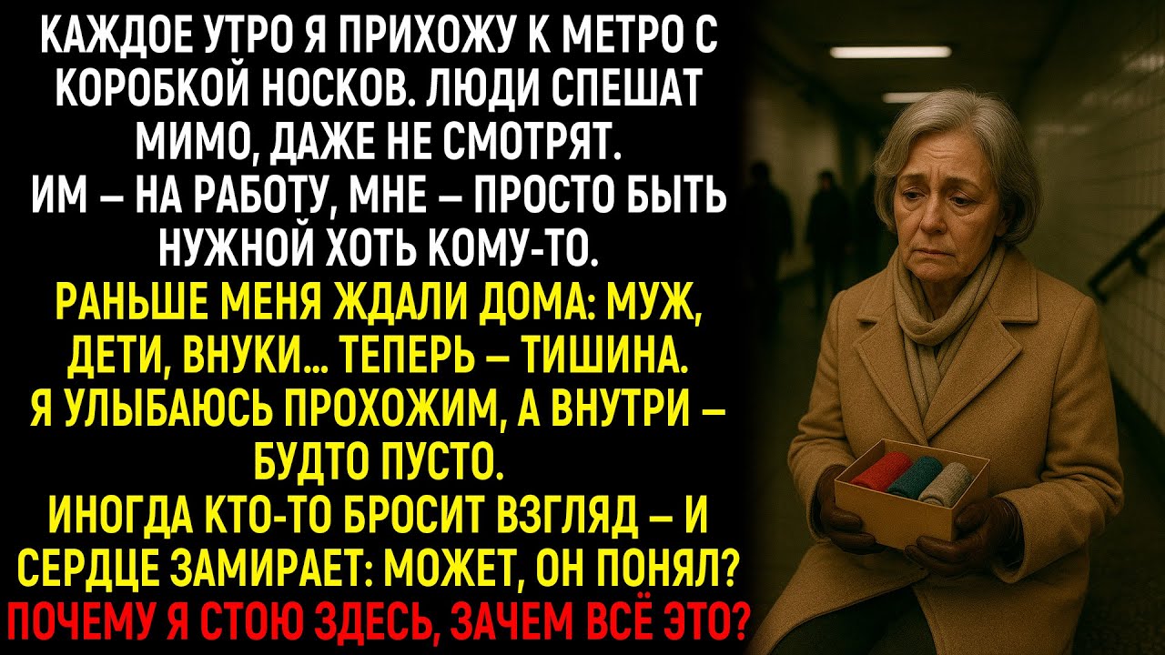Каждое Утро Я Прихожу К Метро С Коробкой Носков — Просто Чтобы Быть Нужной Хоть Кому-то...