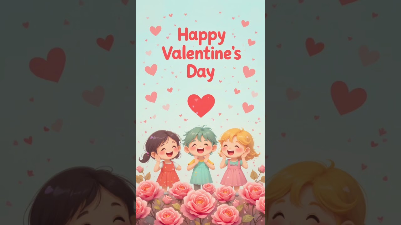 Happy Valentine’s Day ❤️ | Easy English Song for Kids