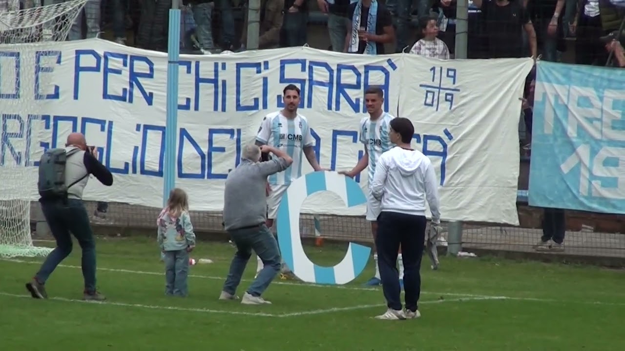 Treviso promosso in C, la festa di giocatori e tifosi (Treviso-Conegliano, 12-04-2026)