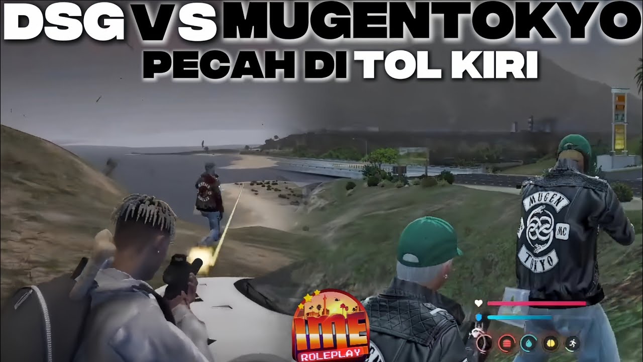 DSG VS MUGENTOKYO - PECAH DI TOL KIRI|#dsg #mugentokyo #imeroleplay #imerp #ime #gta #roleplay