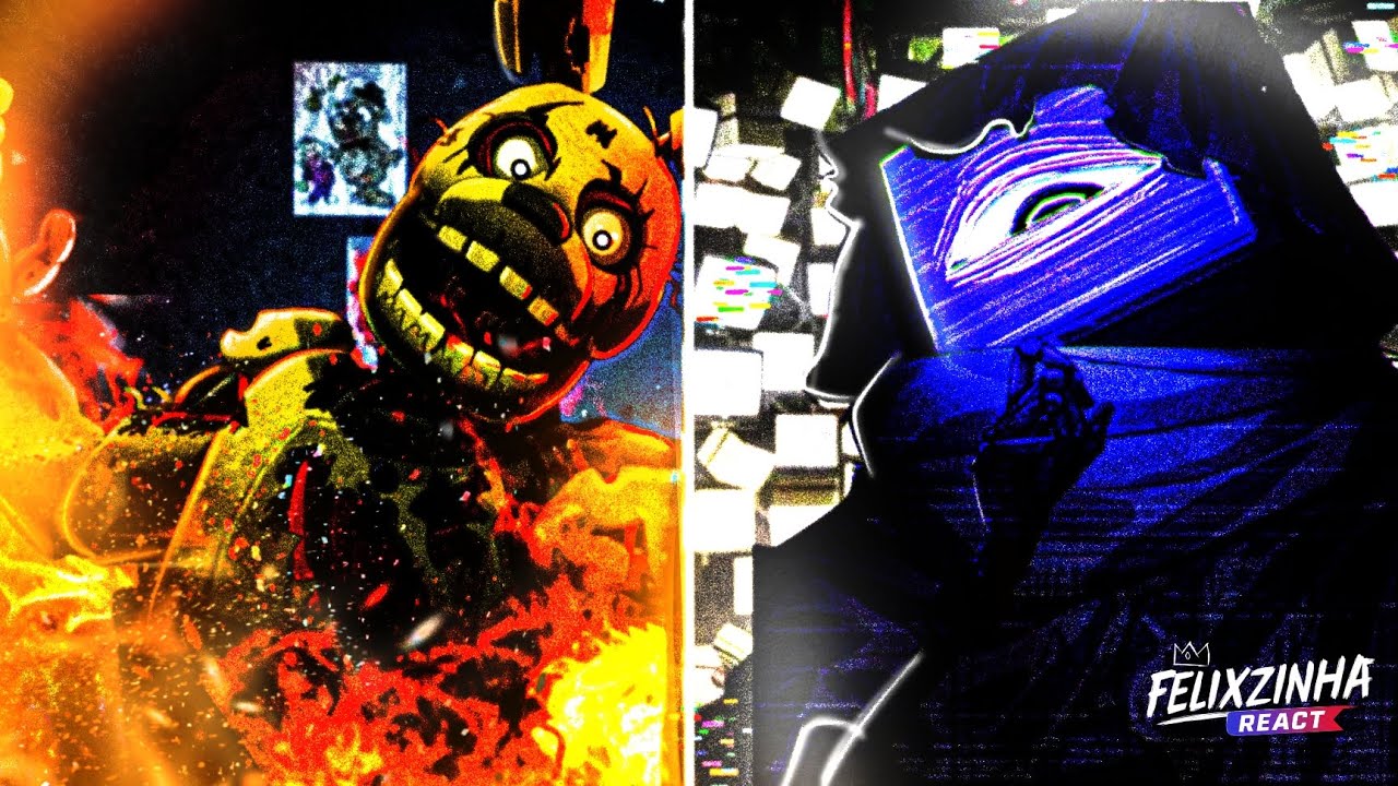 |🤖🐰📺| Fpe/Nagatoro React Rap Casca De Metal| Doutor e Springtrap | 🤖🐰📺