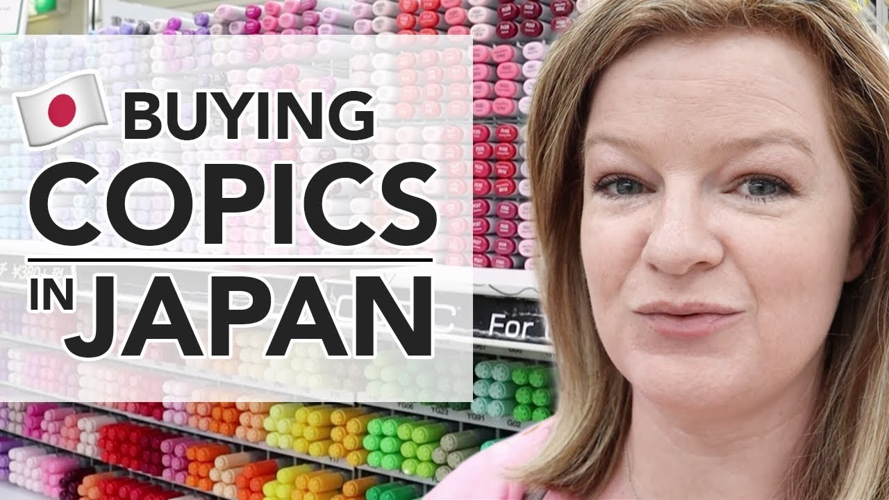 Buying COPIC MARKERS in JAPAN!!! 🇯🇵