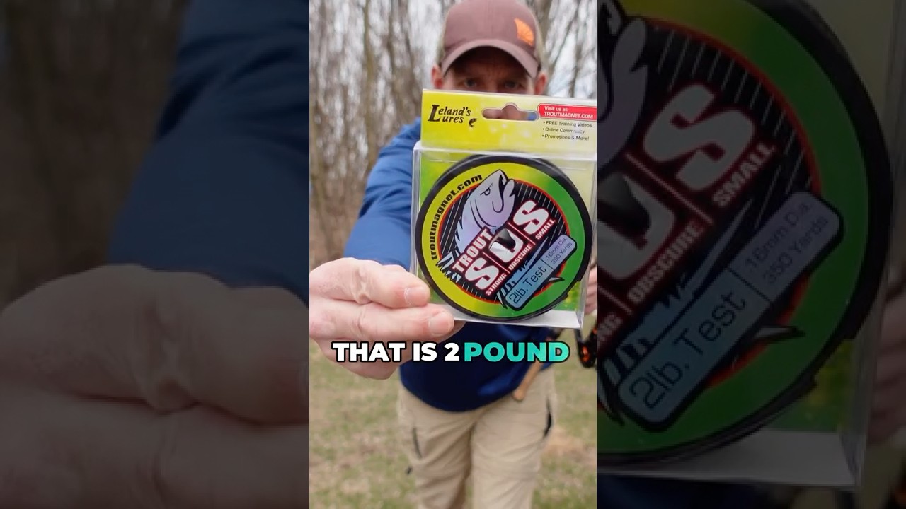 2# Line for Early Spring Panfish!  Trout SOS Can't be beat!  SOS ~ Strong, Obscure, Small