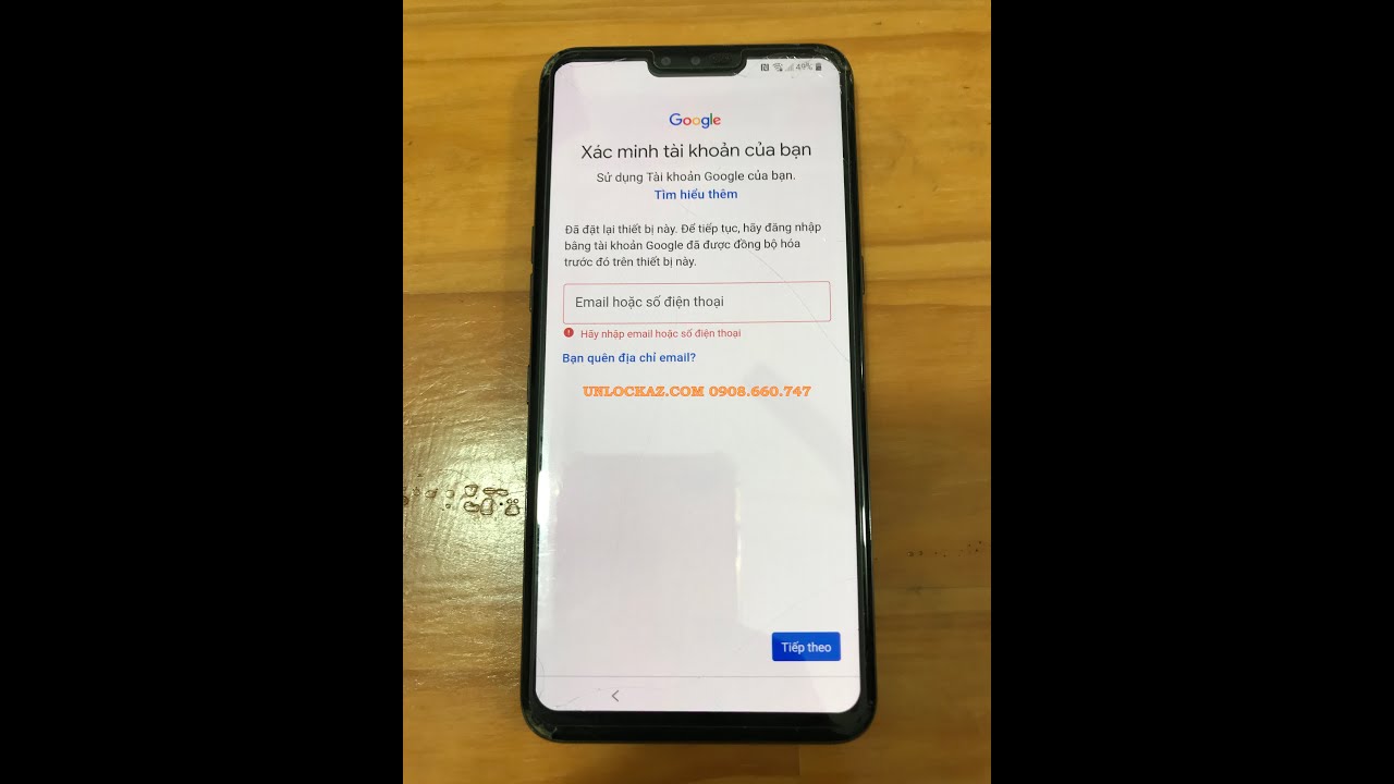 Mở khóa xóa xác minh tài khoản Google LG V50 ThinQ bypass FRP trong 30 phút
