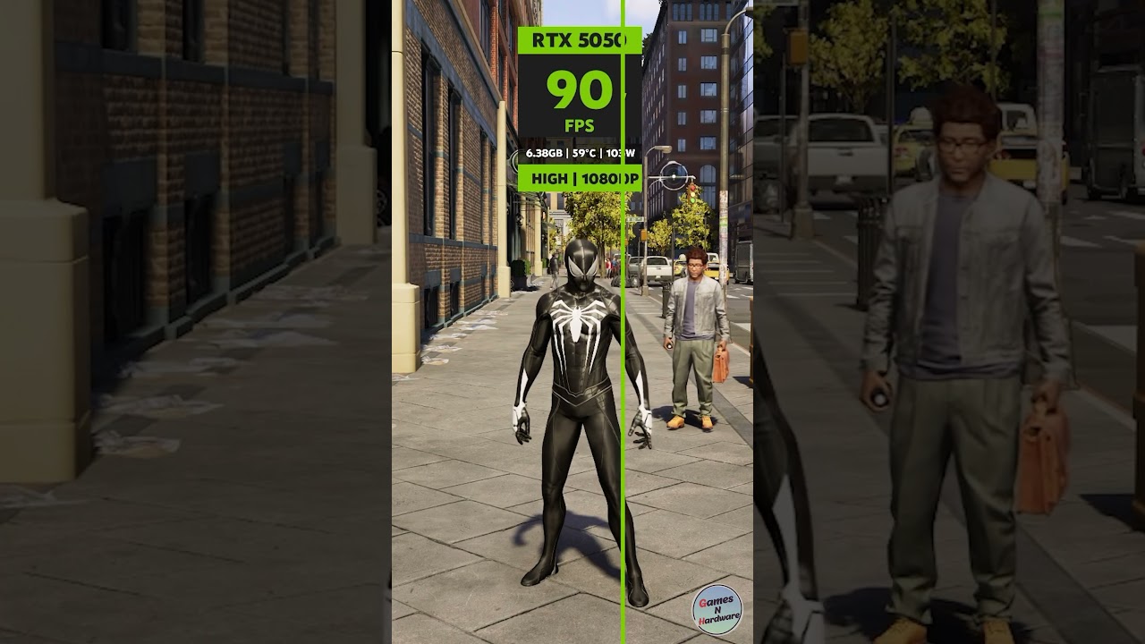 Spider-Man 2 vs RTX 5050 🔥 Graphics Comparison
