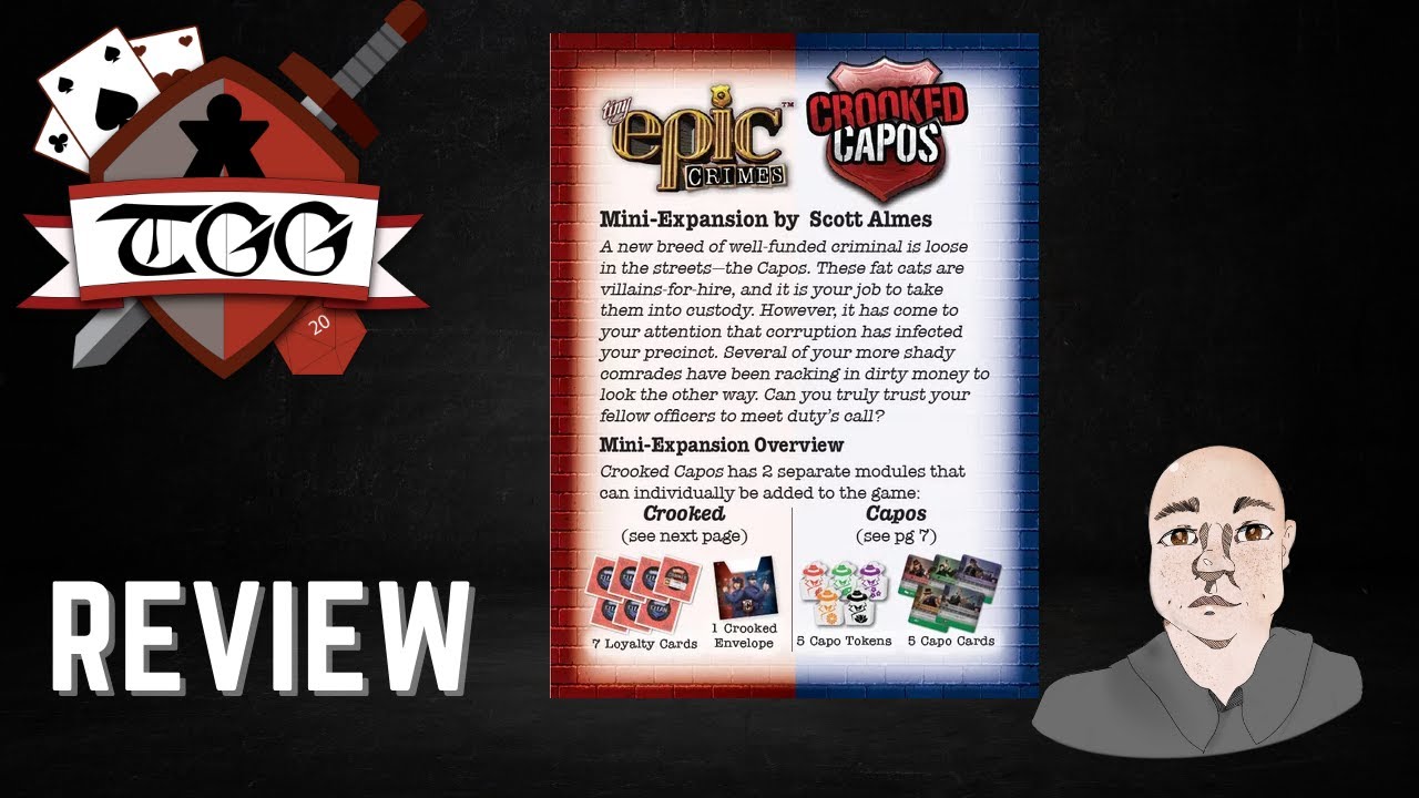 Tiny Epic Crimes Crooked Capos Mini Expansion Review