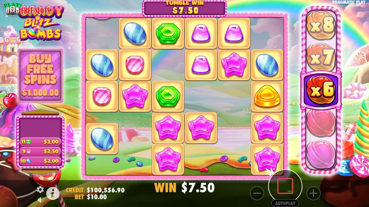 Candy Blitz Bombs slot (Pragmatic Play) Gameplay and bonus features