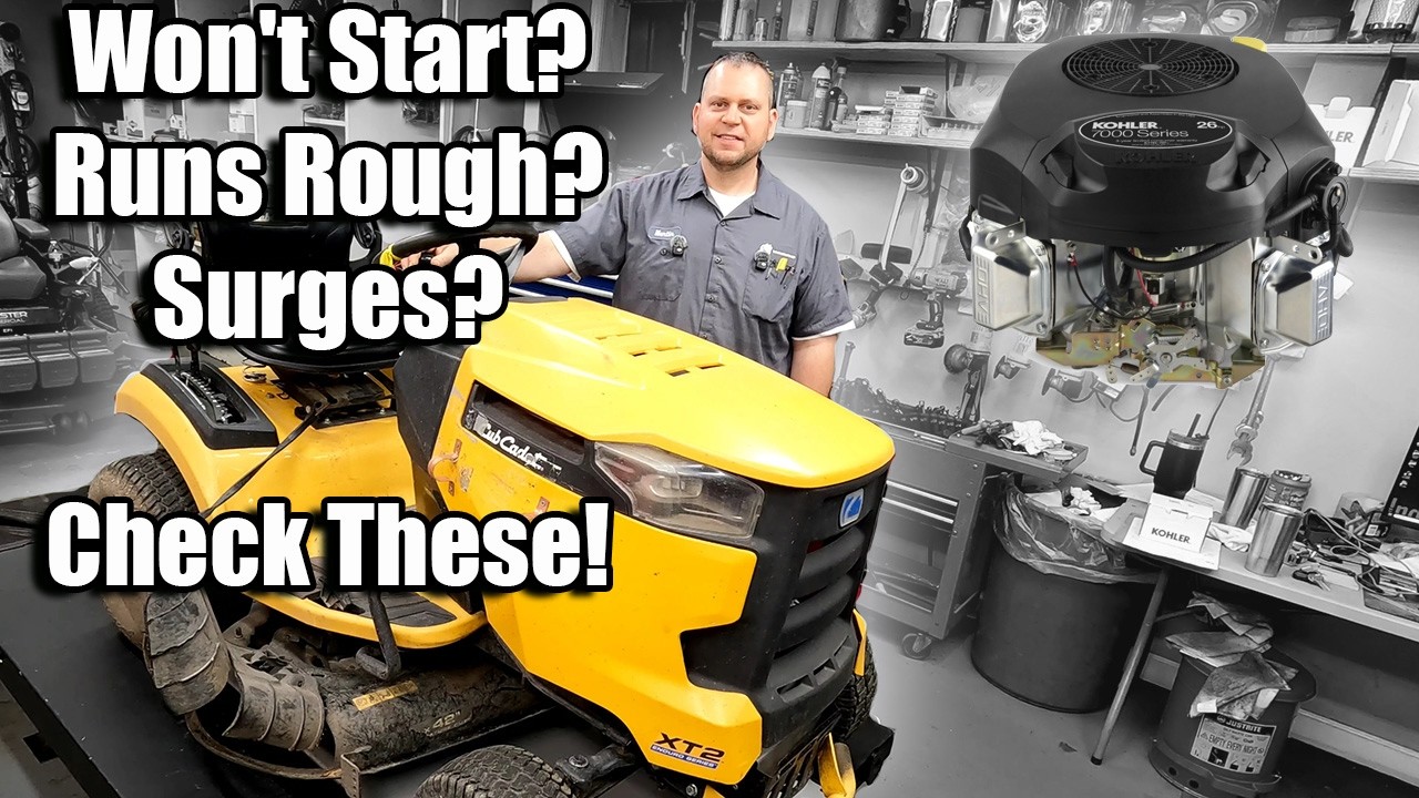 Cub Cadet XT2 Surges, Runs Rough, or Lacks Power - Full Diagnosis for Hard To Fix Mower Issues