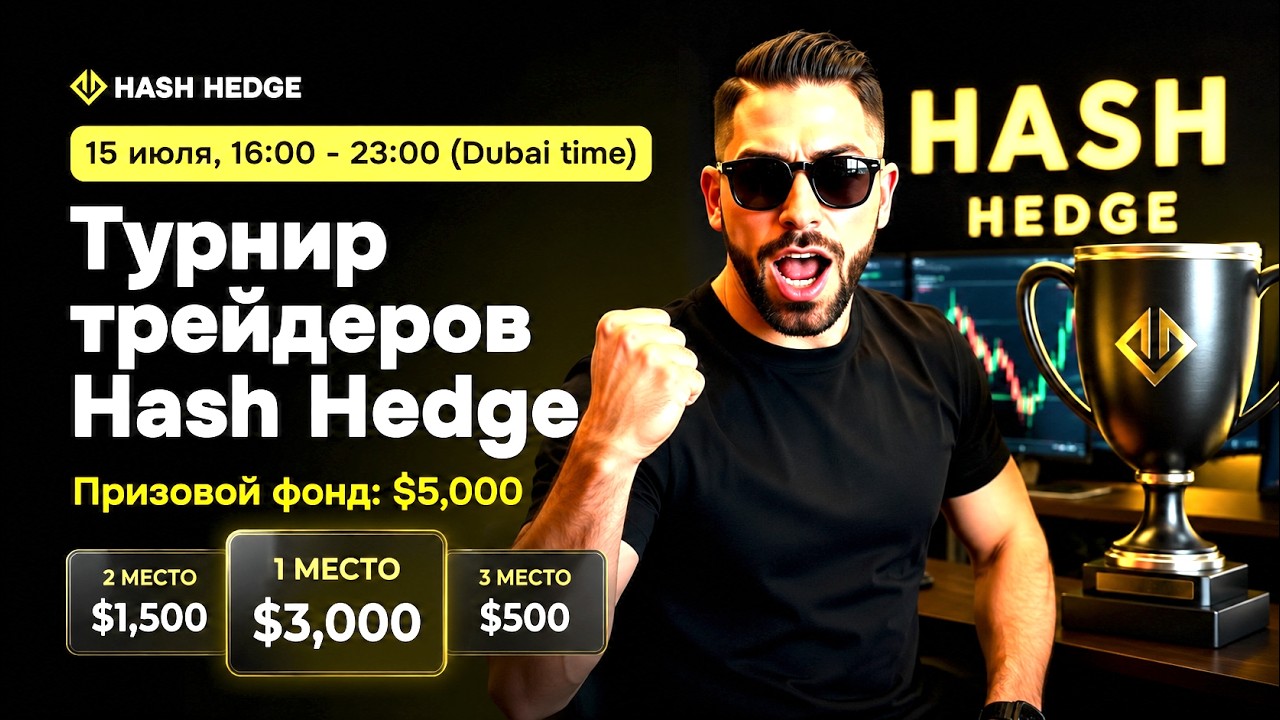 Турнир для трейдеров с призов 5000$ | Торгую на проп-счетах HASH HEDGE