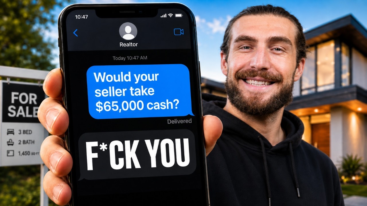 Texting Realtors Lowball Offers Until I Get a Deal (LIVE)