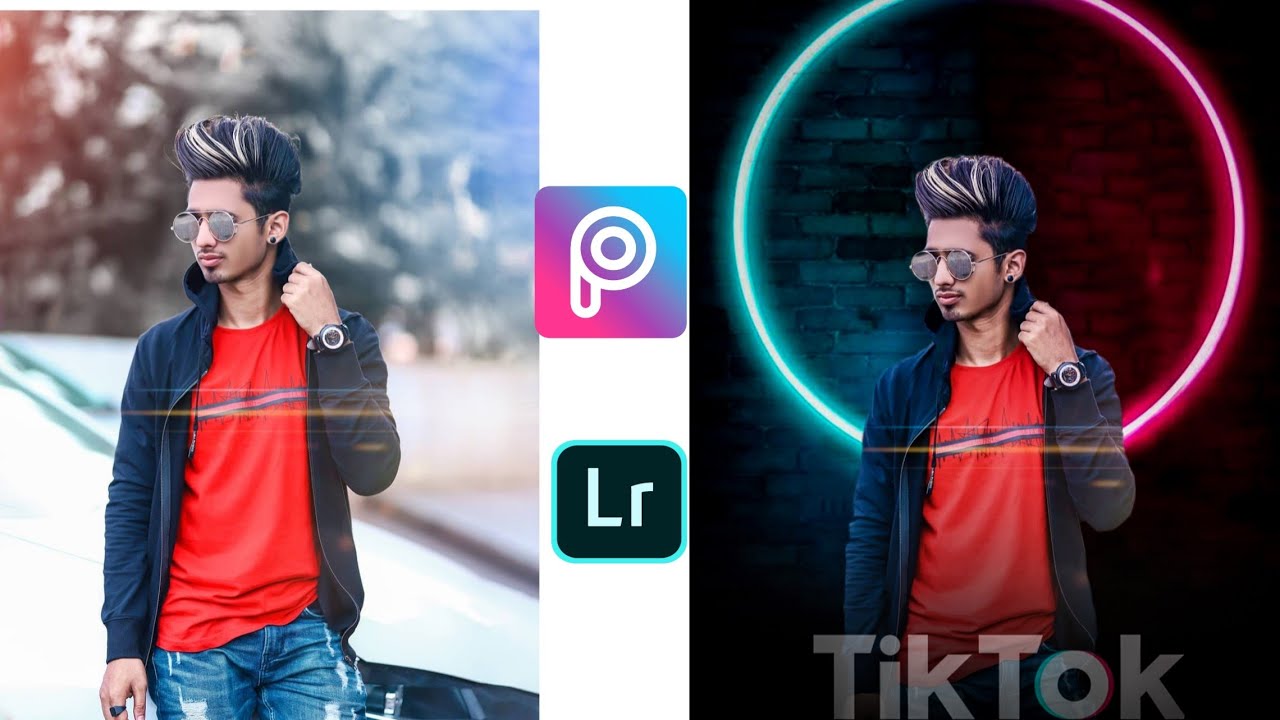 Ring Light photo editing ||  Tiktok Ring light photo