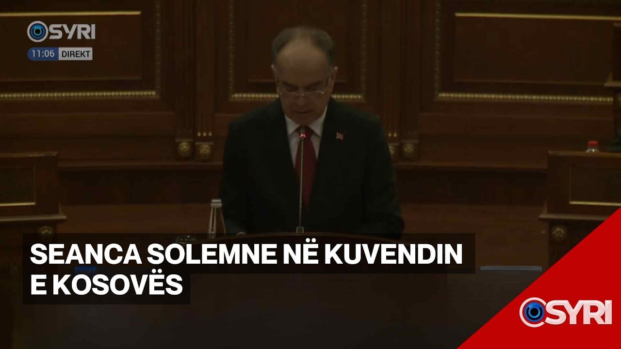 Seanca solemne në Kuvendin e Kosovës