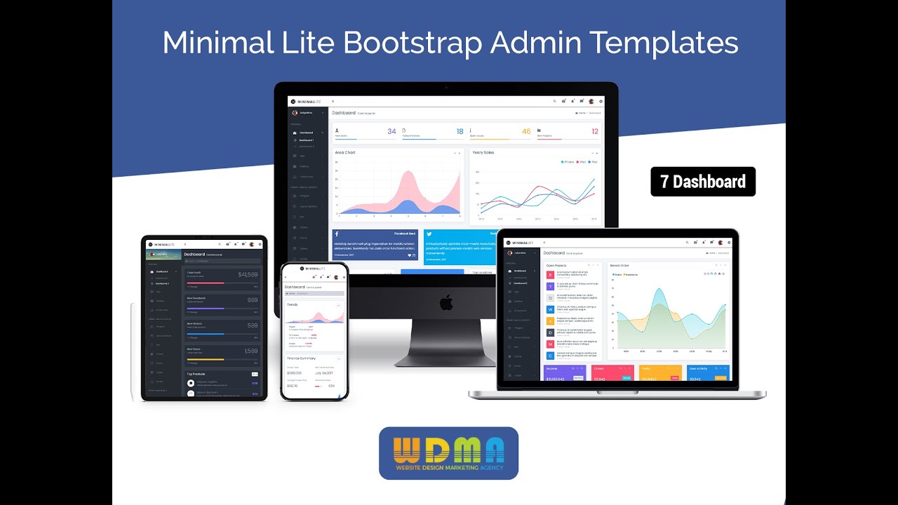 Minimal Lite &ndash; Bootstrap Admin Dashboard With Admin Theme
