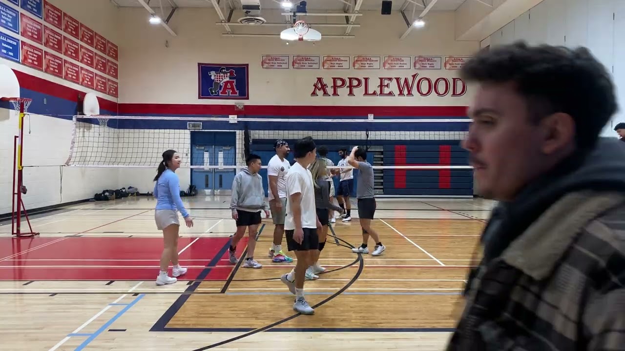Mississauga Volleyball League - Shrekbobs vs Quarter-Life Spikers - Set 2