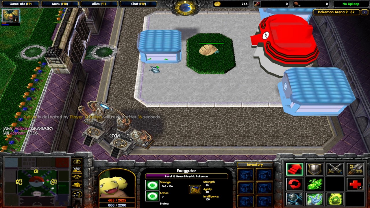 Warcraft 3 TFT - Pokemon Arena #1