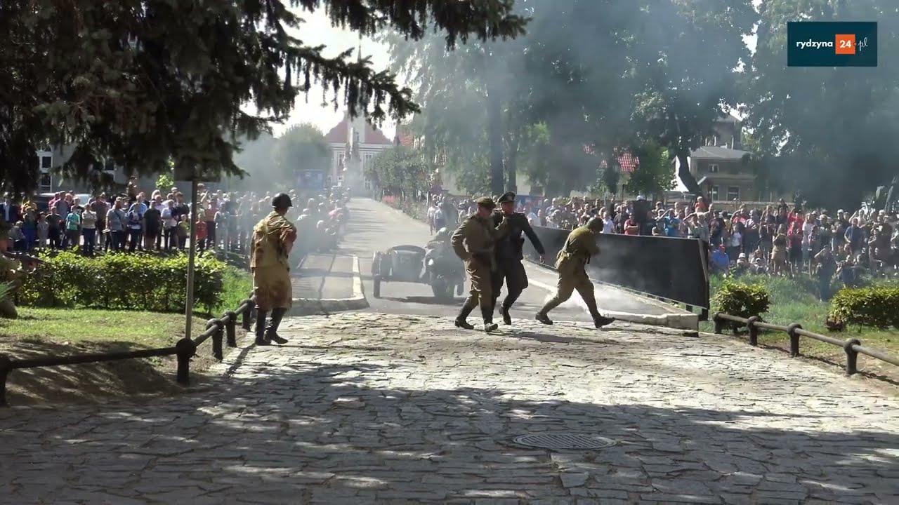 X Piknik Militarny w zamku w Rydzynie - Strzelanina - czołgi - inscenizacja - wojna