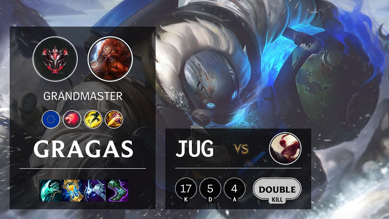 Gragas Jungle vs Lee Sin - EUW Grandmaster Patch 11.23