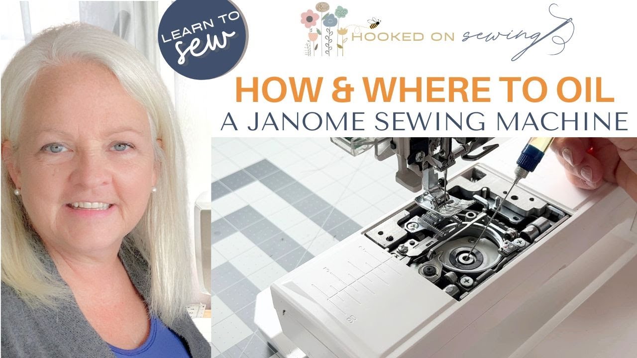 How & Where to Oil Janome Sewing Machine | Janome Horizon Memory Craft 8200 QCP SE Sewing Machine
