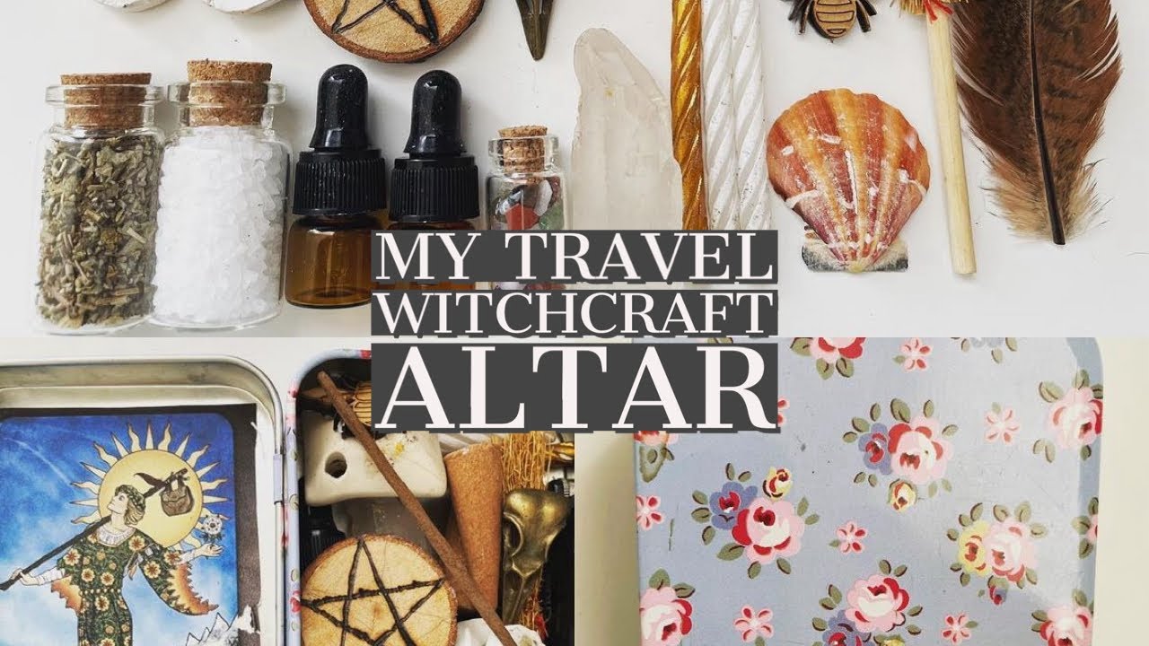 My Travel Witchcraft Altar