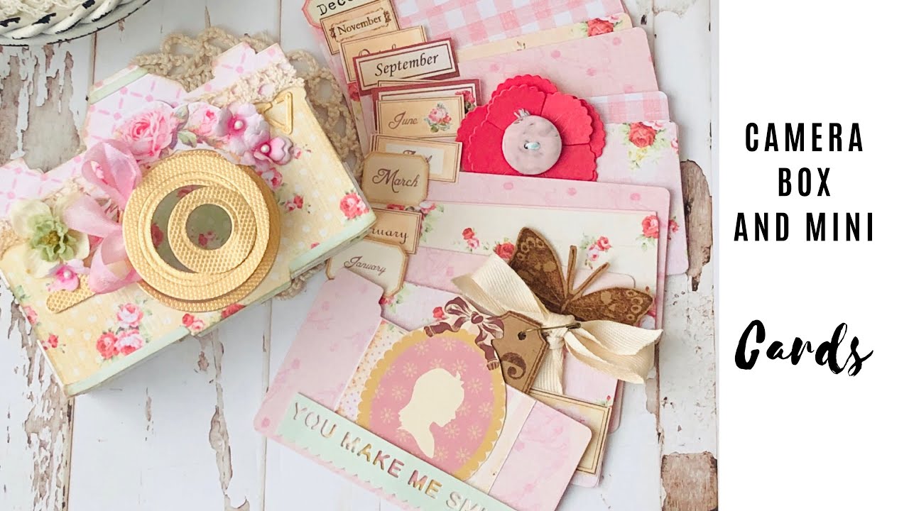 Scrapbook Mini ALBUM Tutorial Camera Mini album + Mini cards Tutorial SCRAPBOOKING | Iralamija