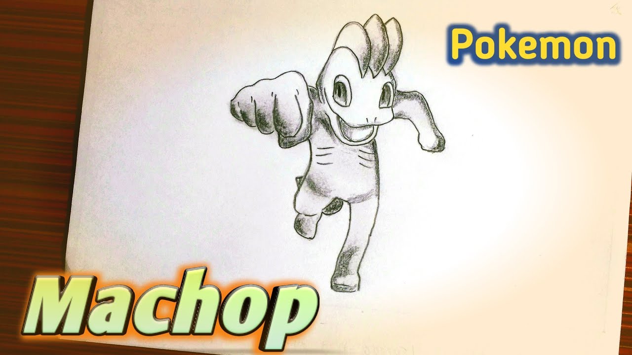 How to Draw Machop||Pokemon Drawing||Drawing machop