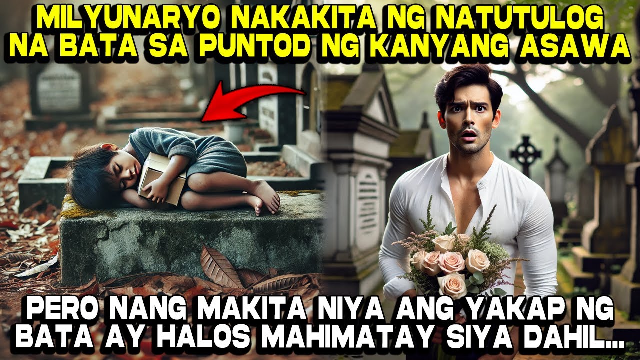 Milyunaryo Nakakita ng Natutulog na Bata sa Puntod ng Kanyang Asawa, Pero...