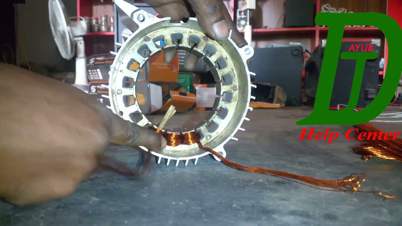 DC 48 V..  ১৮ সোলাট মটর ১ম পার্ট কয়েল বাধা যারা শিখতে চান তারা এই ভিডিও দেখবেন