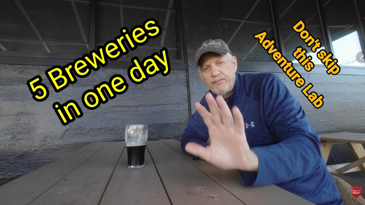 We hit the local breweries for this Adventure Lab