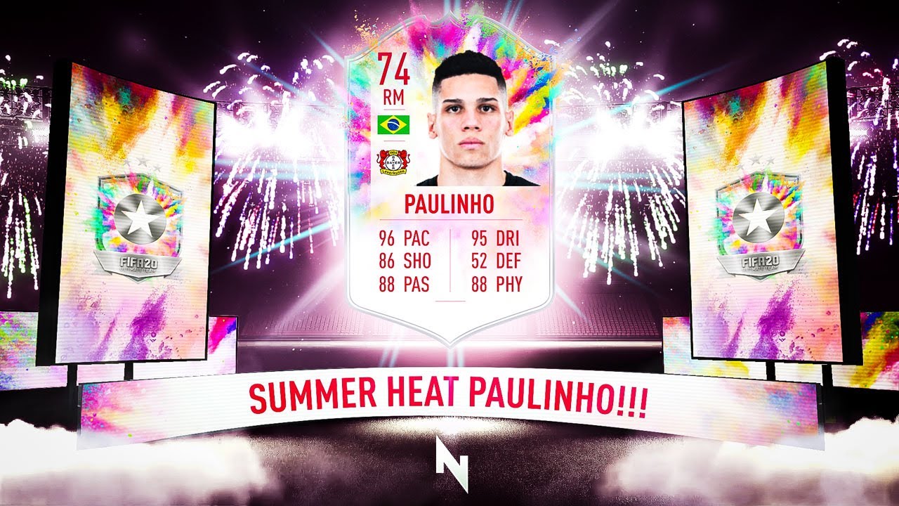 THE BEST SILVER CARD IN FUT?! PAULINHO SUMMER HEAT SBC - FIFA 20 Ultimate Team