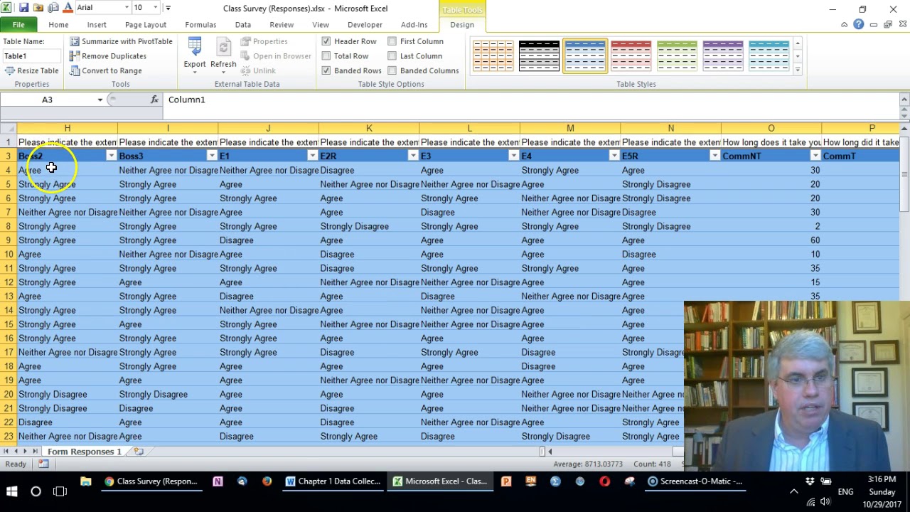How to Download & Prepare Survey Data for Analysis in Excel