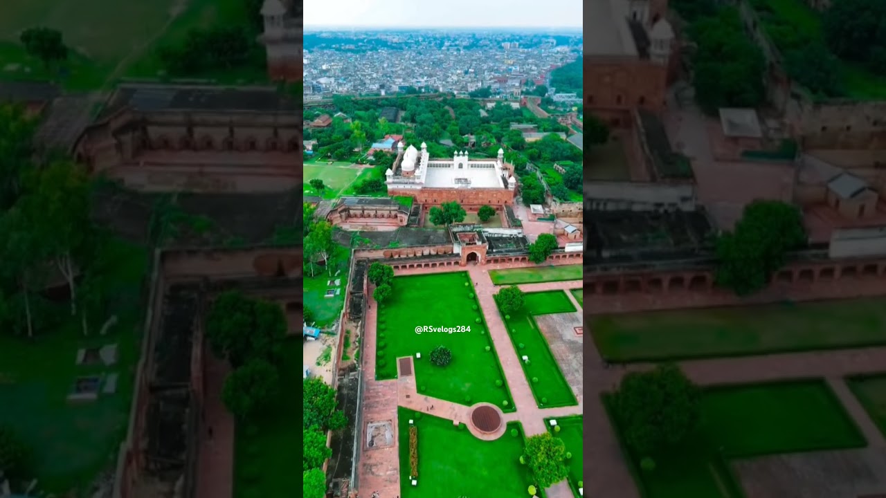 Agra red fort #video #agra #travel #drone #trending #nature #like #shots #history #birthday