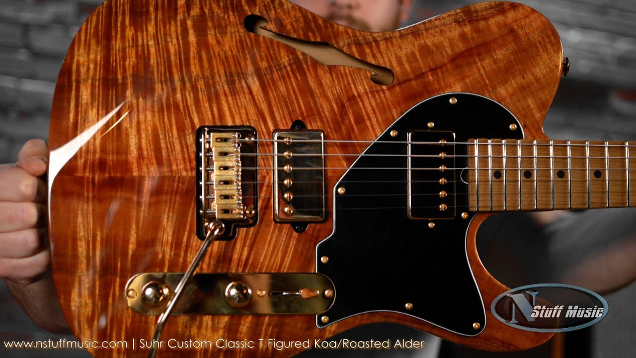 Suhr Custom Classic T Figured Koa/Roasted Alder