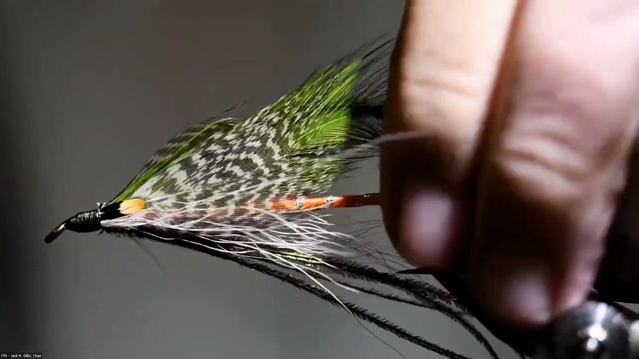 Fly Tying Friday - 23 February 2024 - Gillis Tying a Stevens' Green Drake