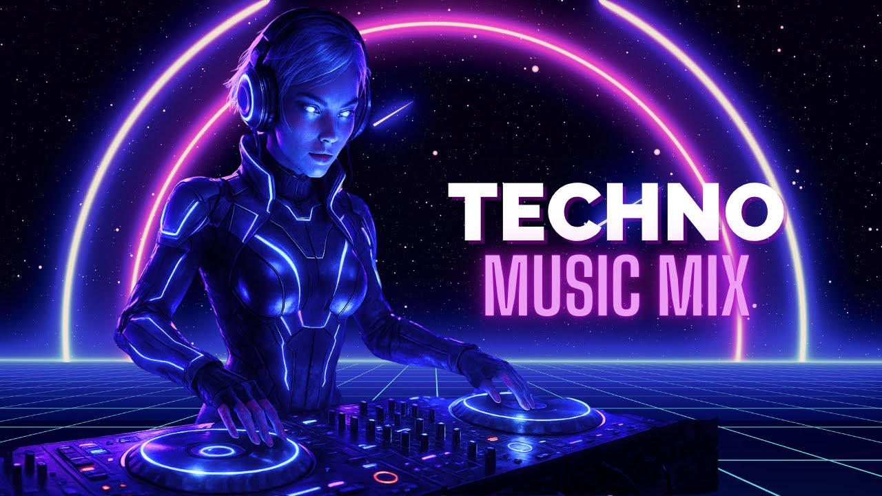 ​VIRAL TECHNO HITS 2025 | Robot DJ Drops the Beat in Space​