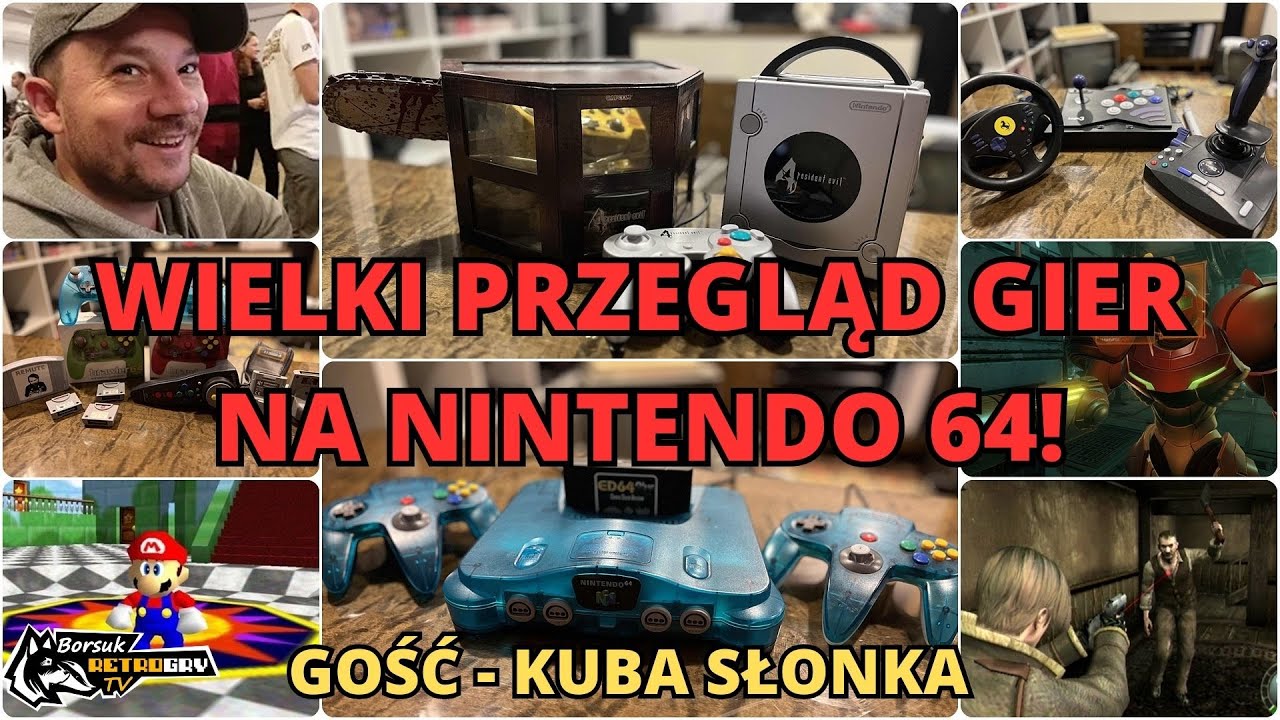 Borsuk Retro Gry TV: NINTENDO 64 - Wielki Przegląd Gier, GOŚĆ: Kuba Słonka!
