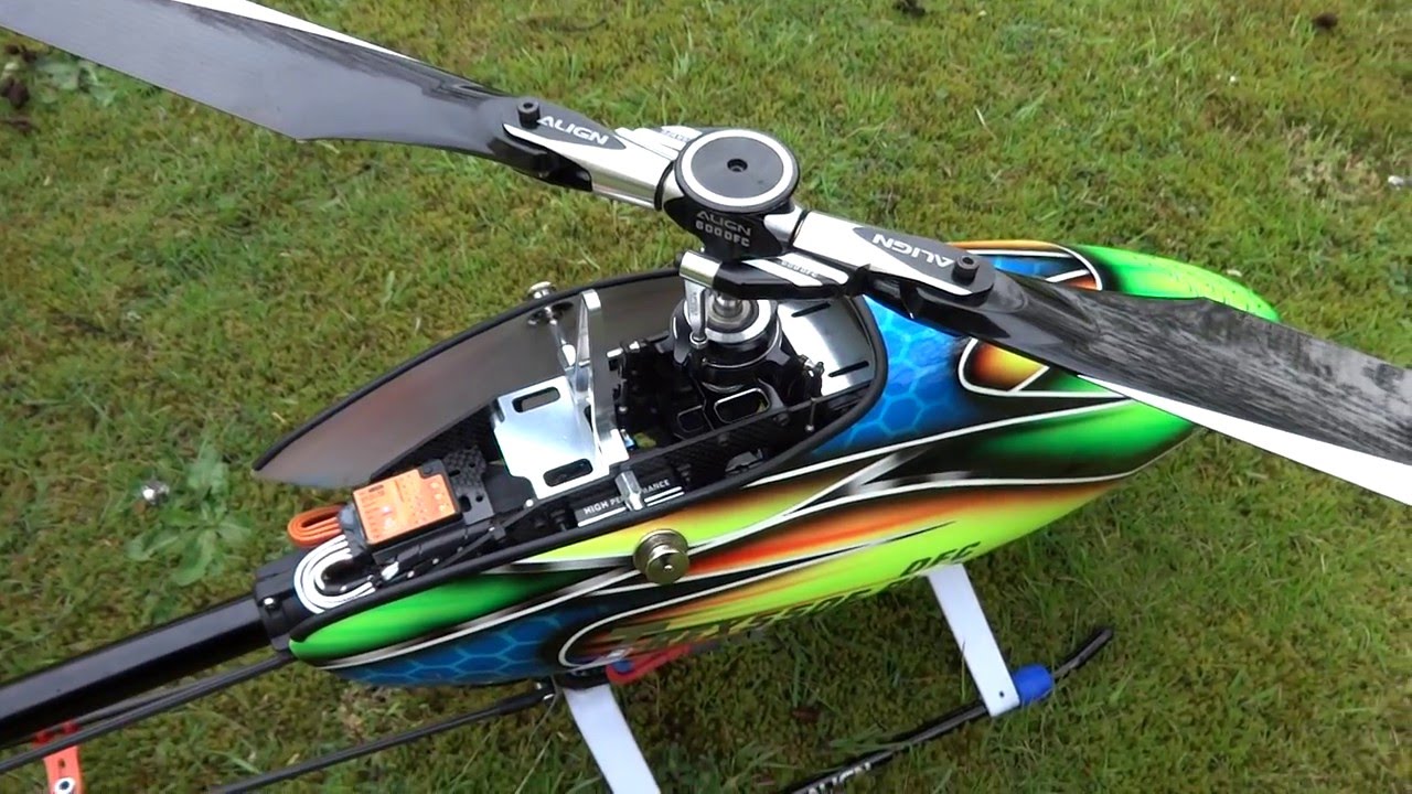 Align T-Rex 550E pro DFC, first hover, erstes Abheben !