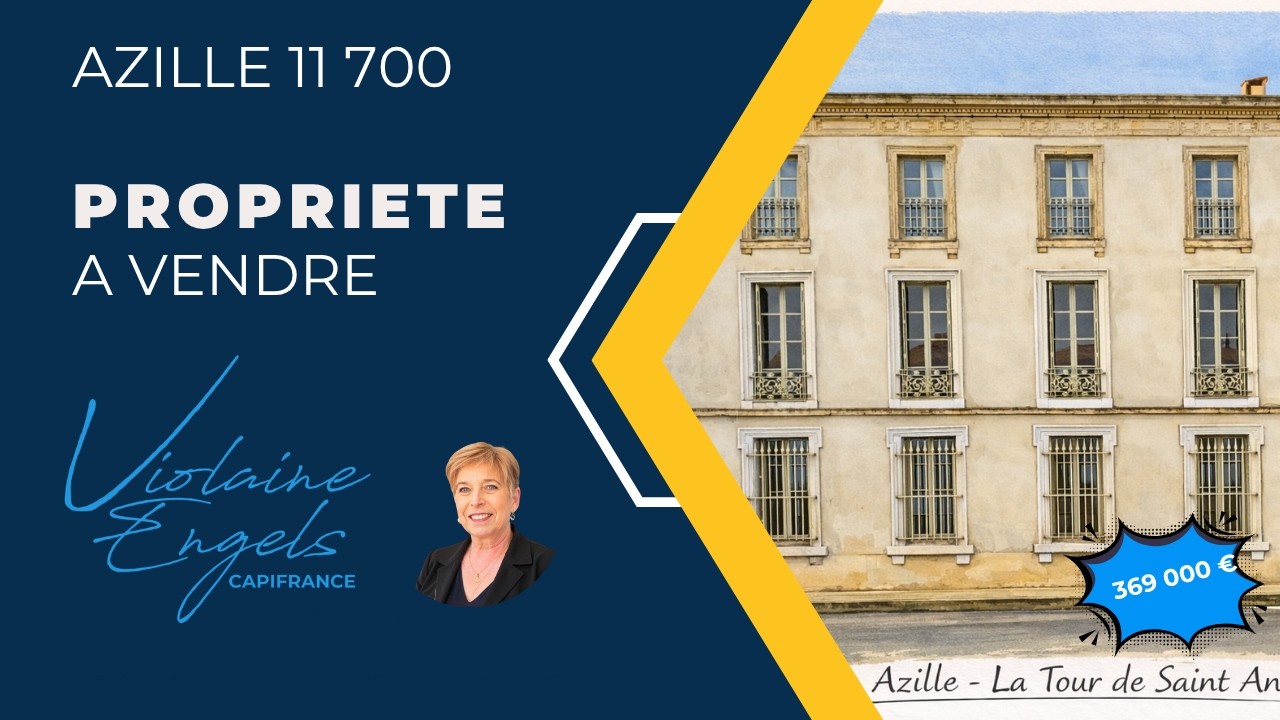 Maison de Maître XIXᵉ – 433 m² – Piscine intérieure – Azille (11700)