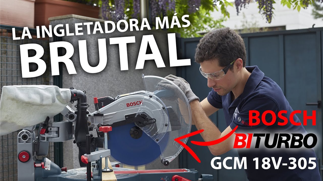 ¡¡¡La MEJOR INGLETADORA que he PROBADO!!! | Bosch BITURBO GCM 18V-305 GDC