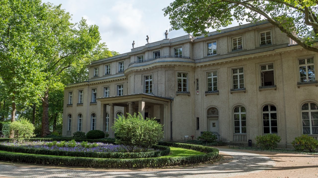 Visiting the House of the Wannsee Conference, Berlin, Germany.