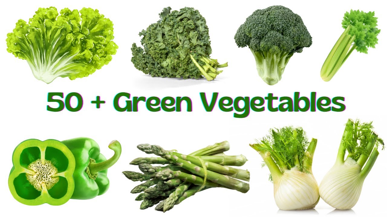 50+ Green Vegetables Names In English Vocabulary | Green Vegetables Names With Pictures