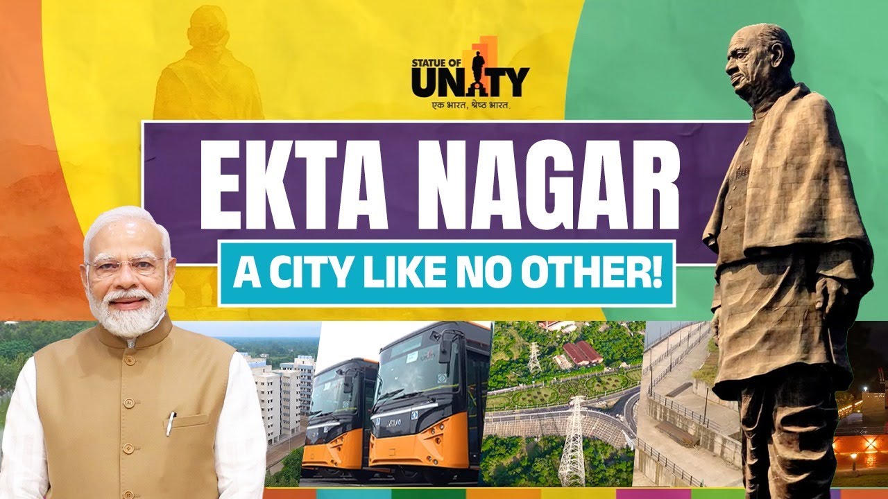 What makes Ekta Nagar one of India's most unique cities?