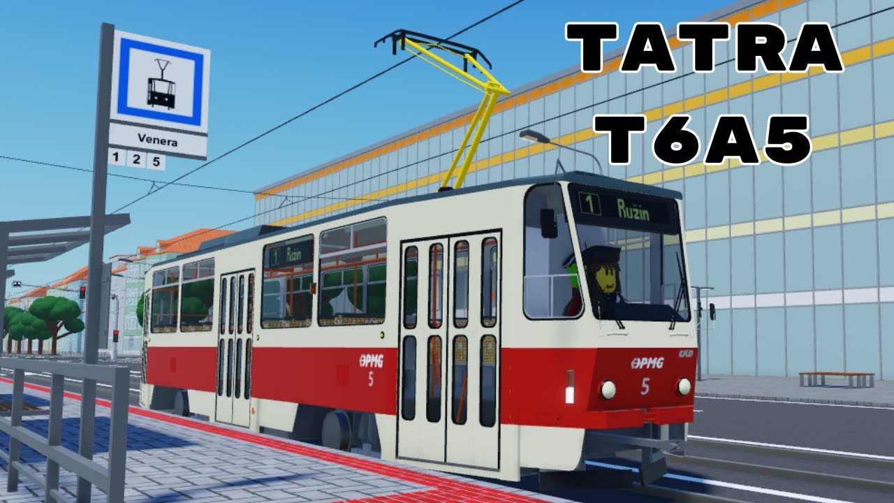Roblox Girov Tram: Linka 1 Náměstí EU - Ružín