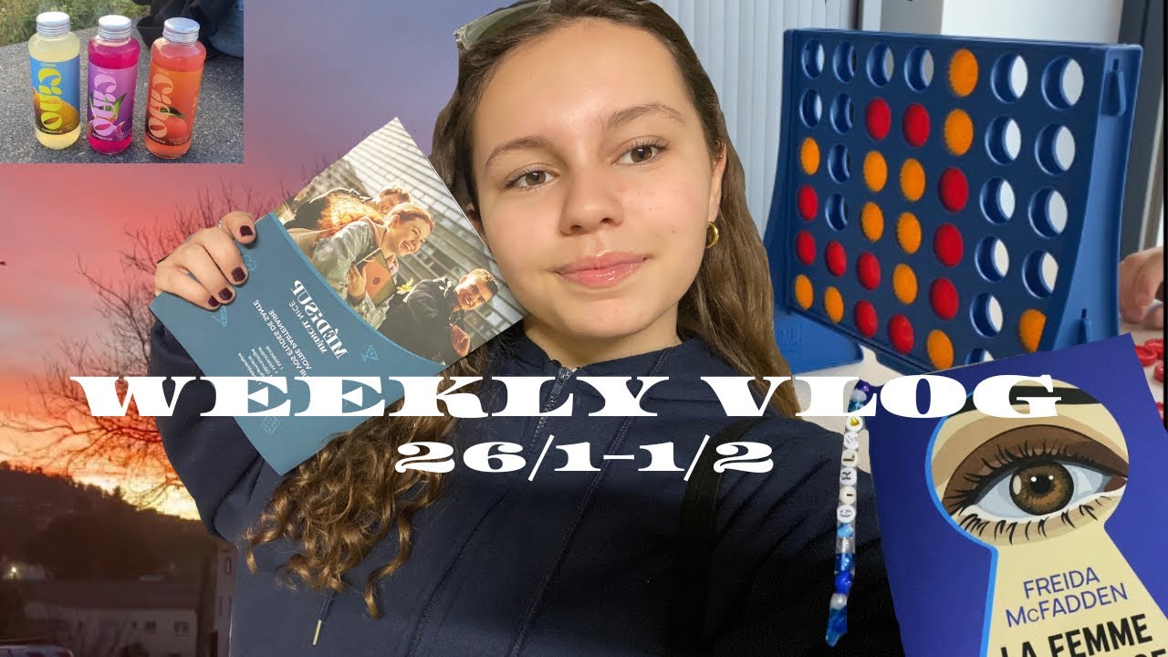 WEEKLY VLOG 26/1-1/2(sortie, cours, ciao kombucha, JPO…)