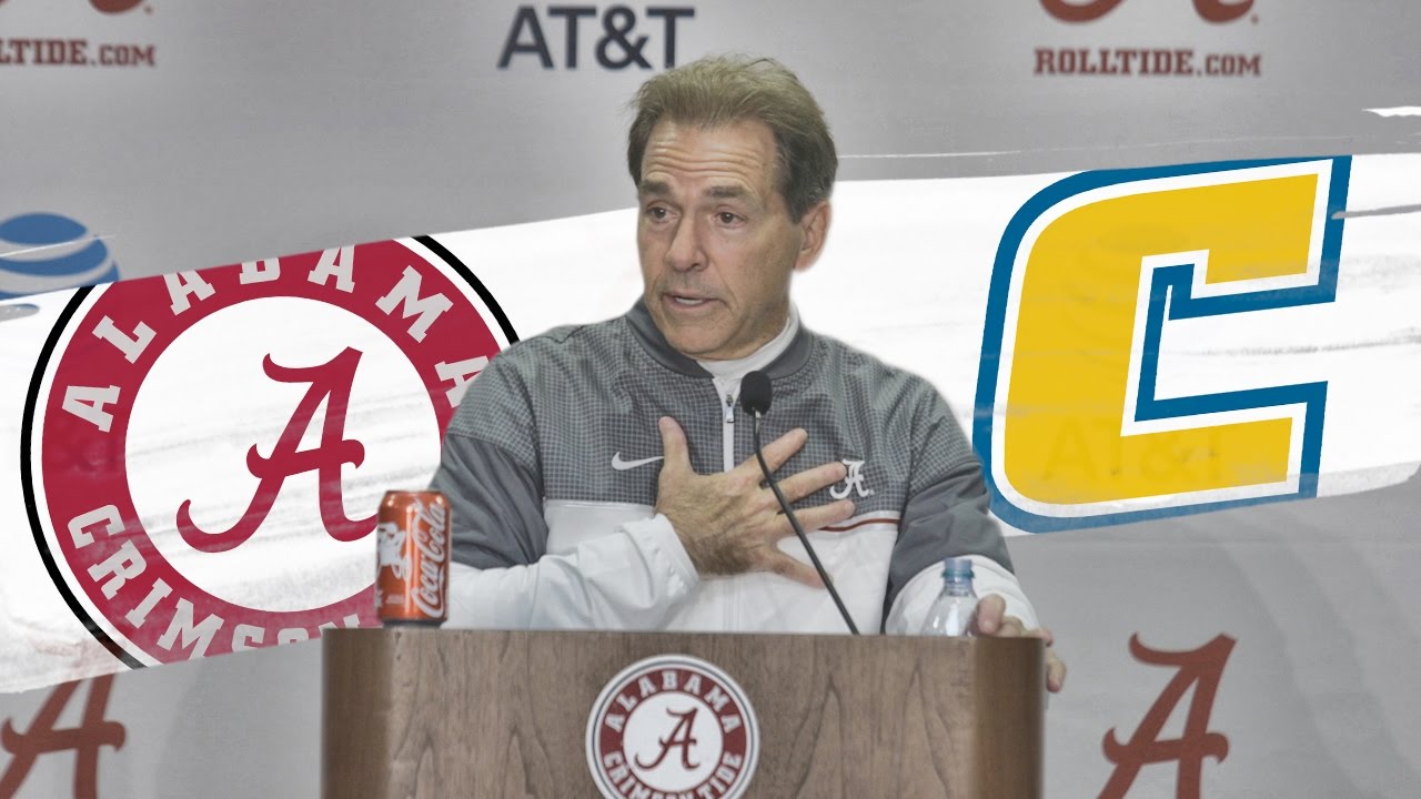 Hear what Saban said after Alabama's ugly win over Chattanooga