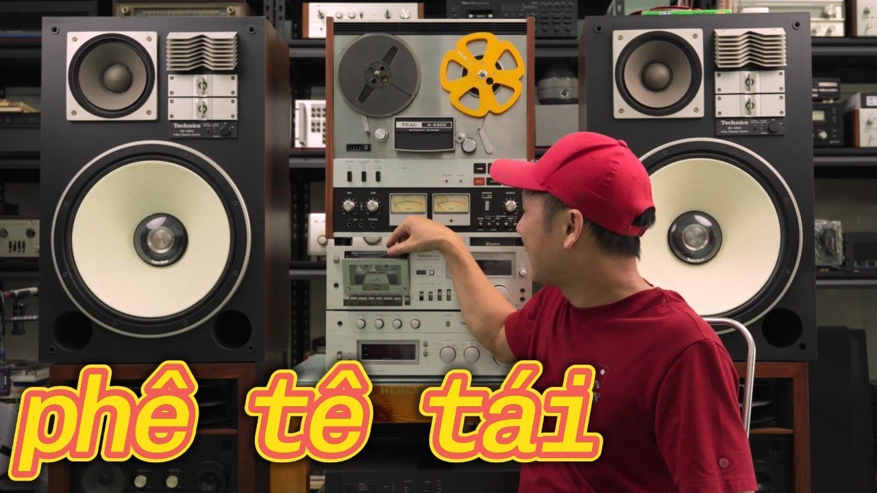 BASS 41cm QUÁ KHỦNG! Test Dàn Âm Thanh "Phê Tê Tái" Technics SB-G900 & Teac A-4300 / Thai Audio