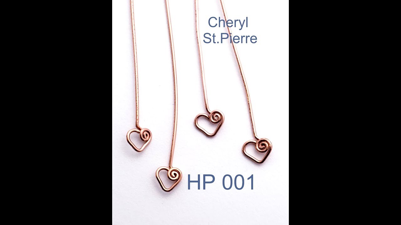 Булавка в форме сердца — Шерил Сент-Пьер из Majestic Wire Artworks