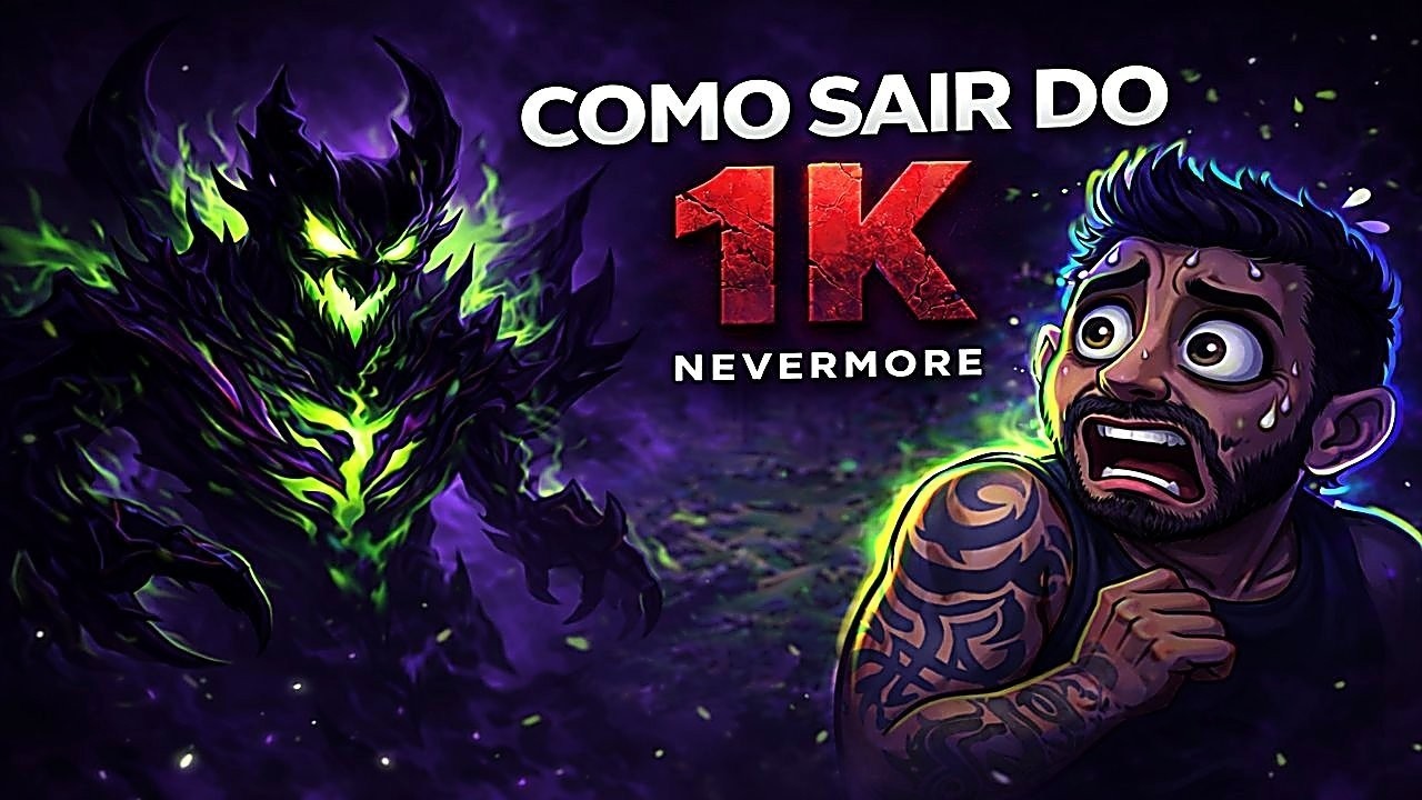 Melhor PICK no LOW ELO para sair dos 1k de MMR (Nevermore)