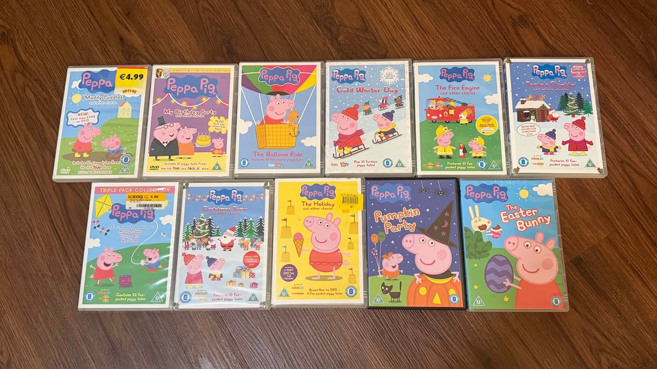 My Peppa Pig UK DVD Collection December 2025 Edition 