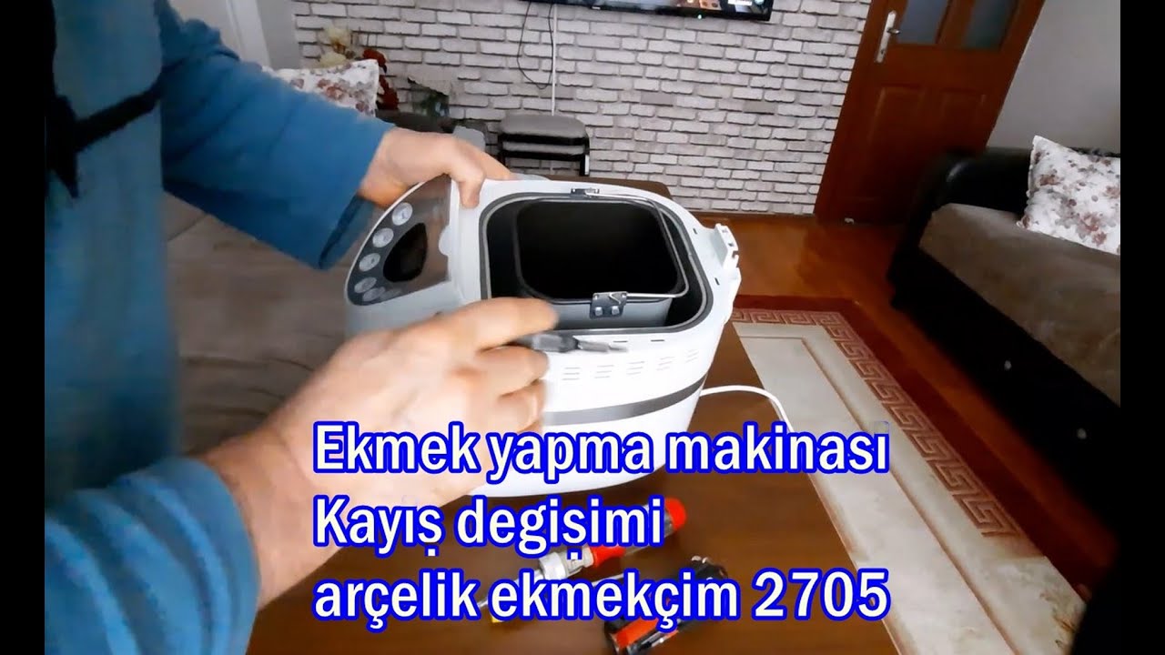 Ekmek yapma makinesi Kayış değişimi arçelik ekmekçim 2705