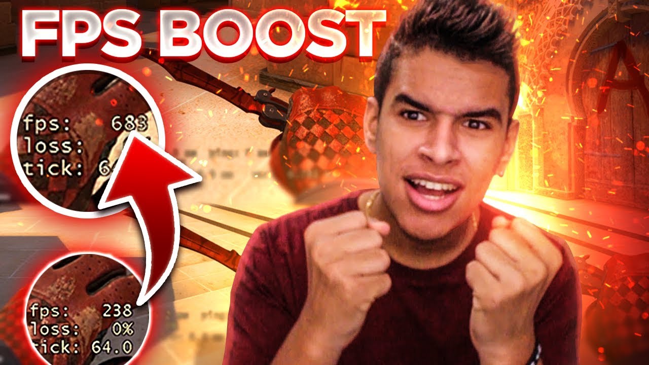 COMO AUMENTAR FPS NO CS:GO! (fui de 200 para 600fps)